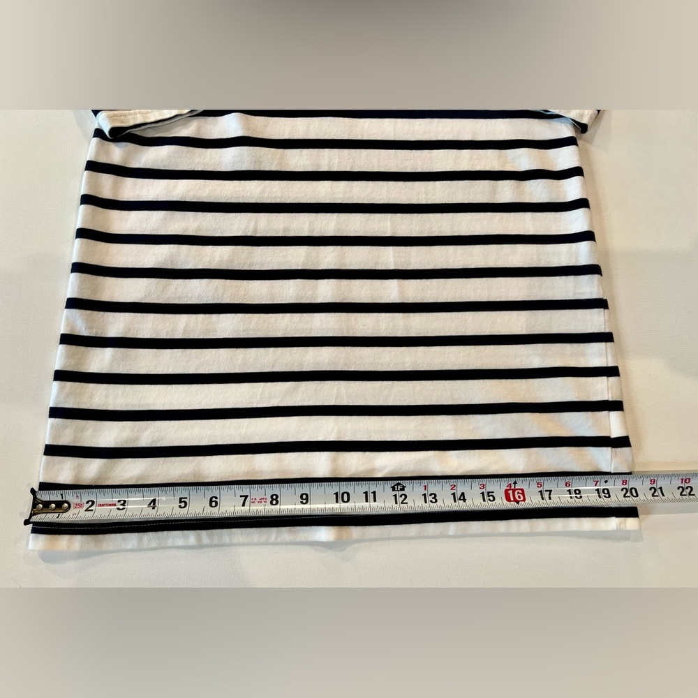 Gap Nautical Navy White Striped Dress Long Sleeve Yacht Boat Sailor Beach Sea - Picture 3 of 13